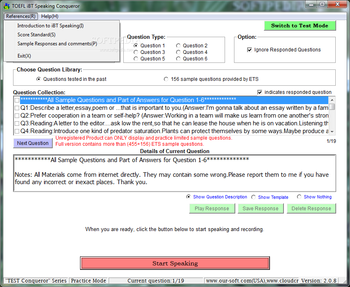 TOEFL iBT Speaking Conqueror screenshot 2