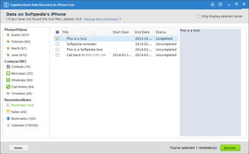 TogetherShare Data Recovery for iPhone Free screenshot 5