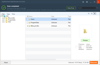 TogetherShare Data Recovery Free Edition screenshot 3