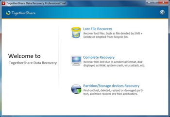 TogetherShare Data Recovery Professional screenshot