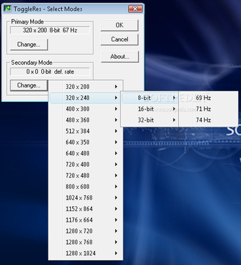 ToggleRes screenshot