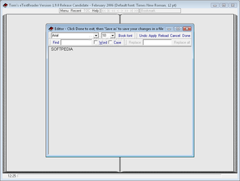 Tom's eTextReader screenshot 3