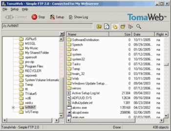 TomaWeb Voice Email screenshot