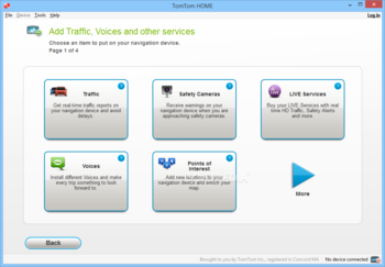 TomTom HOME screenshot 2