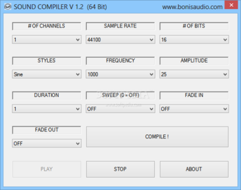 TONE COMPILER screenshot 2