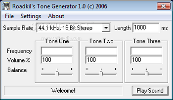 ToneGen screenshot