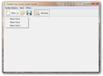 Toolbar Vstar Activex Control screenshot