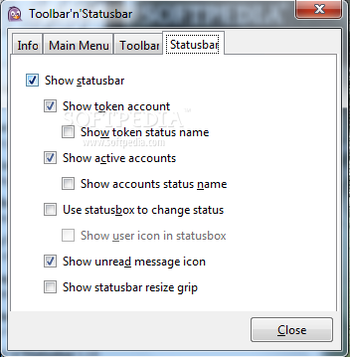Toolbar'n'Statusbar screenshot 3