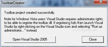 ToolbarCreator screenshot 2