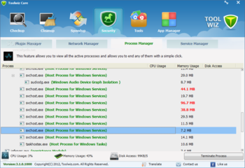 Toolwiz Care screenshot 10