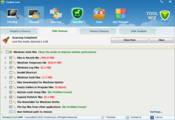 Toolwiz Care screenshot 3