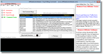 Top 10 Blog Comment screenshot 2