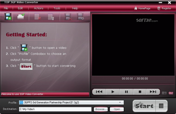 TOP 3GP Video Converter screenshot 2