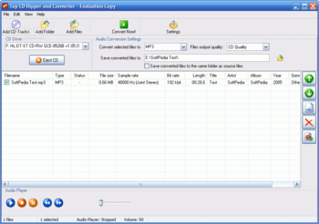 Top CD Ripper and Converter screenshot