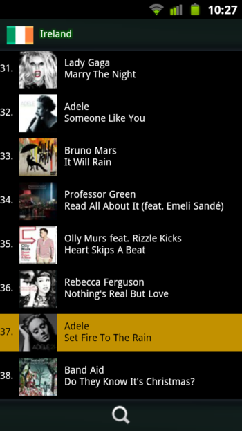 Top Charts screenshot