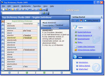 Top Dictionary 2005: English Definition Edition screenshot