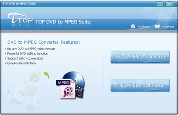 TOP DVD to MPEG Suite screenshot