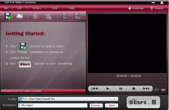 TOP FLV Video Converter screenshot