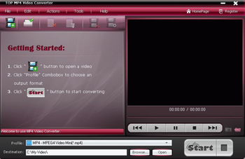 TOP MP4 Video Converter screenshot