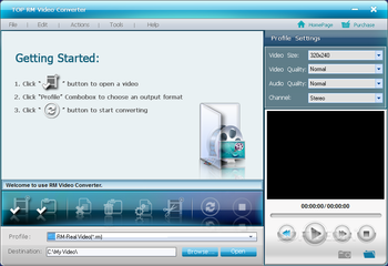 Top RM Video Converter screenshot