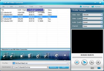 Top RM Video Converter screenshot 7