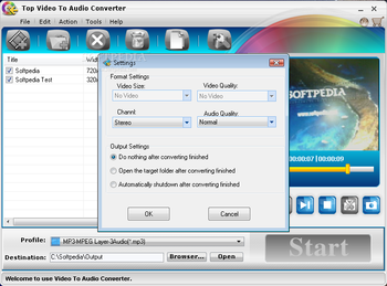 TOP Video to Audio Converter screenshot 2