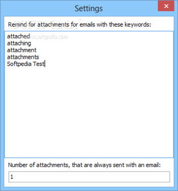 Topalt Attachment Reminder for Outlook screenshot 2