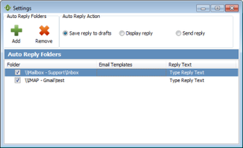 Topalt Auto Reply for Outlook screenshot