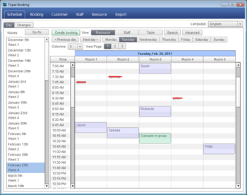 Topaz Booking screenshot