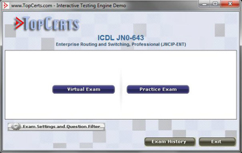 TopCerts 351-080 Practice Testing Engine screenshot