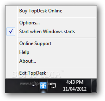 TopDesk screenshot