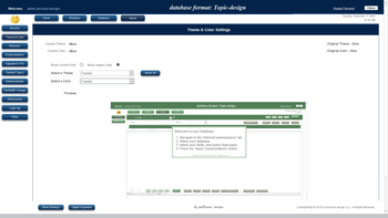 Topic-design Database screenshot 2