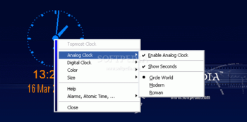 Topmost Clock screenshot 2