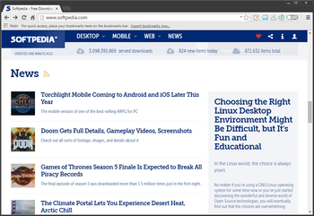 Torch Browser screenshot