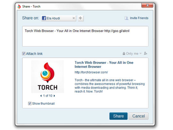Torch Browser screenshot 2