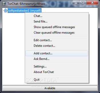 TorChat screenshot