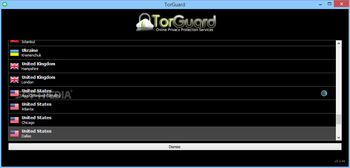 TorGuard screenshot 2