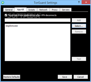 TorGuard screenshot 4