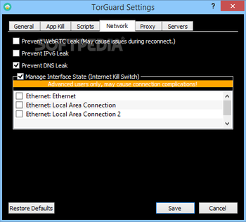 TorGuard screenshot 6