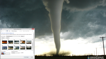 Tornado Windows 7 Theme screenshot