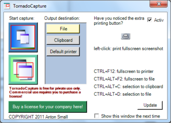 TornadoCapture screenshot