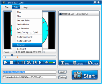 Torrent 3GP Cutter screenshot 2