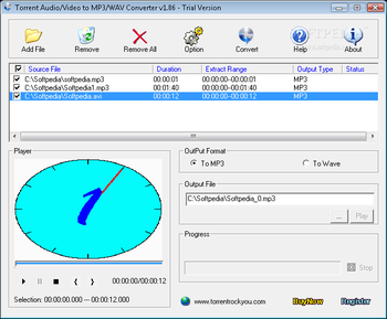 Torrent All to Mp3 Converter screenshot