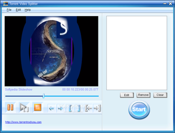 Torrent Video Splitter screenshot