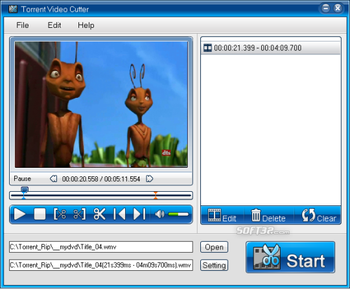 Torrent Wmv Video Cutter screenshot 3