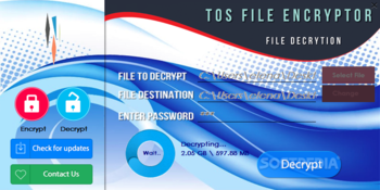 TOS File Encryptor screenshot 3