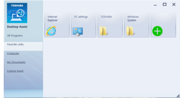 Toshiba Desktop Assist screenshot