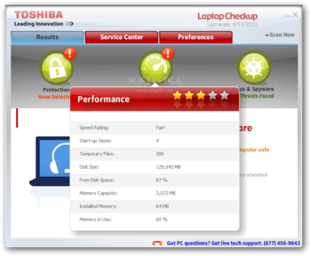 Toshiba Laptop Checkup screenshot 3