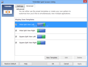 TOSHIBA Split Screen Utility screenshot 2