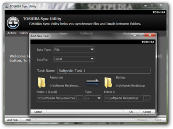 TOSHIBA Sync Utility screenshot 2